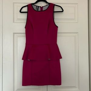 Guess LA vintage fitted peplum dress